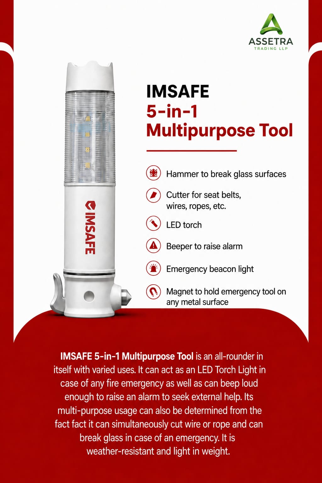 5-in-1 Emergency Tool